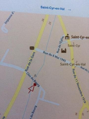 Saint-Cyr-en-Val Clos Du Bourg Bed & Breakfast エクステリア 写真